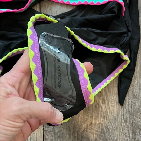 Popvil high waisted swim suite. NWT. Size large. - Picture 4 of 9